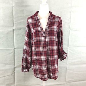 Plaid blouse